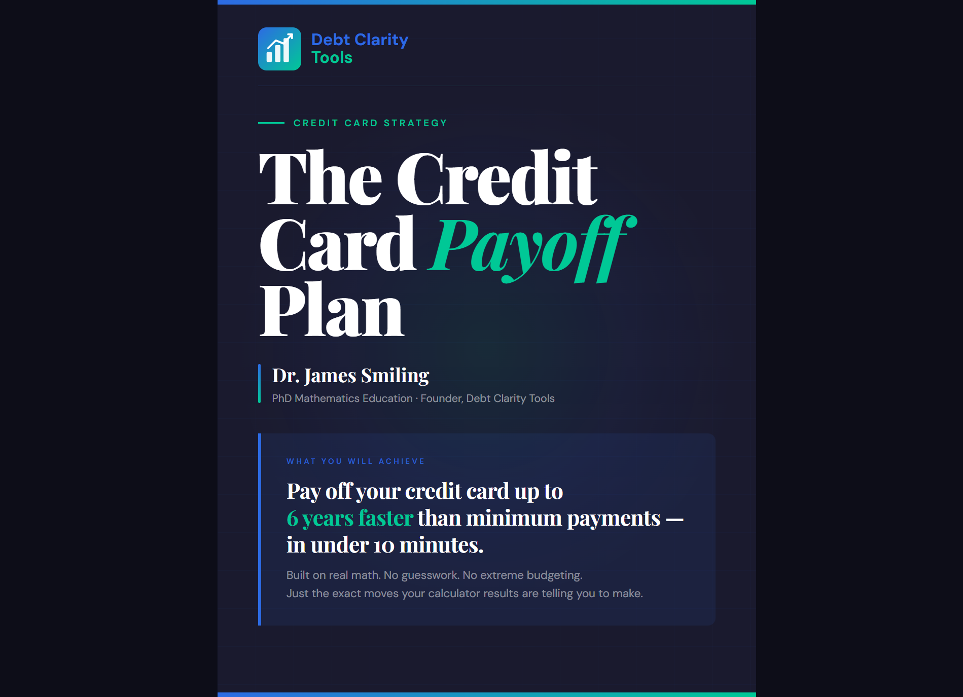 Credit Card Payoff Plan cover
