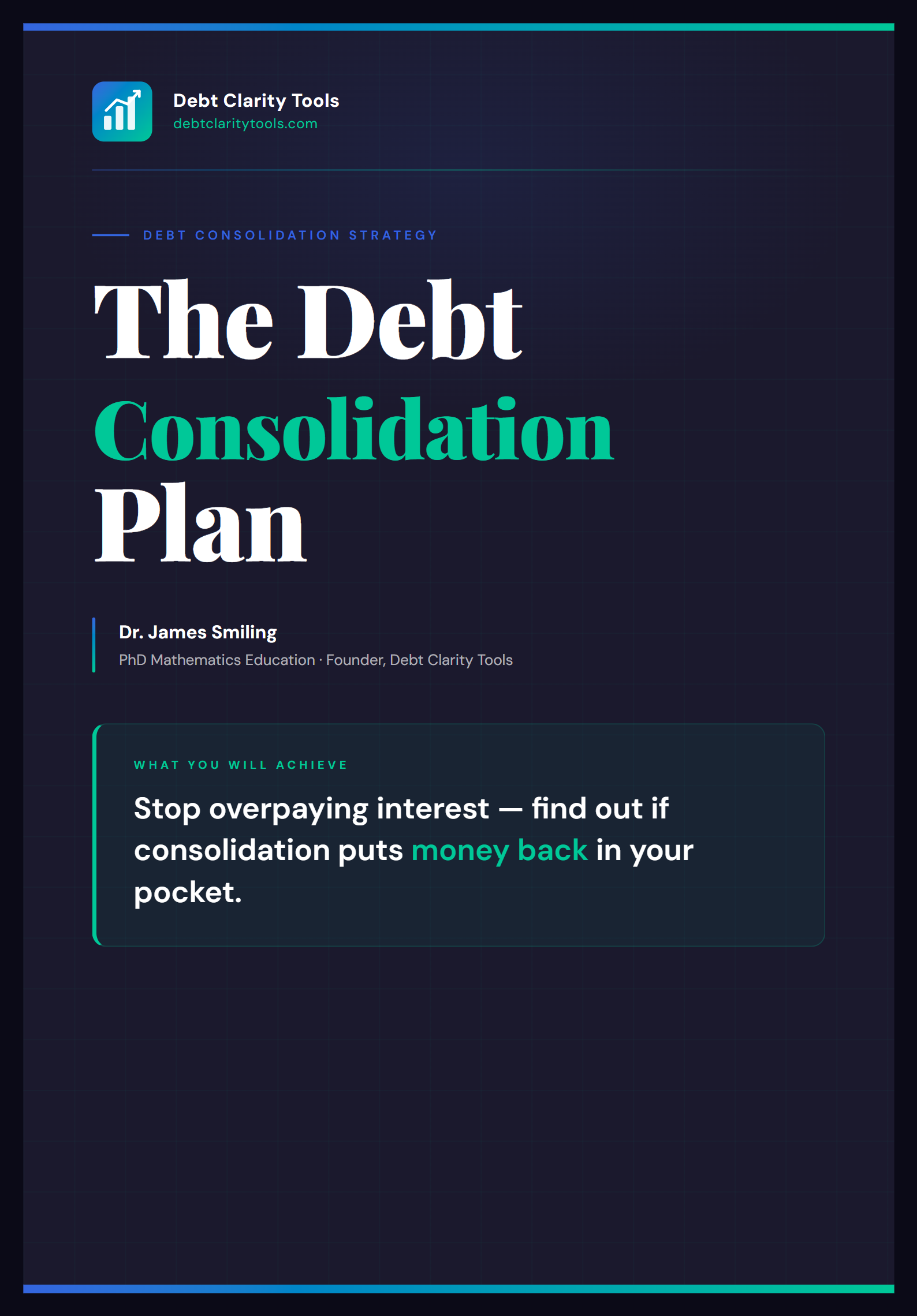 Debt Consolidation Plan cover